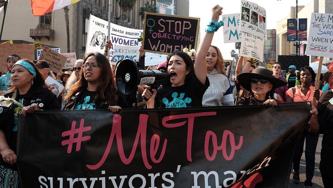 19. #MeToo movement shocks Hollywood &nbsp; &nbsp; &bull; Those involved:  Various actors &nbsp; &nbsp; &bull; Date:  2017 &nbsp; &nbsp; Revelations about sexual predator Harvey Weinstein led to the #MeToo movement -- an anti-harassment campaign about men in the industry and elsewhere that prey on women. The movement led to accusations of misconduct by many men and to the disruption and termination of many careers, among them Kevin Spacey, Gérard Depardieu, and Les Moonves.