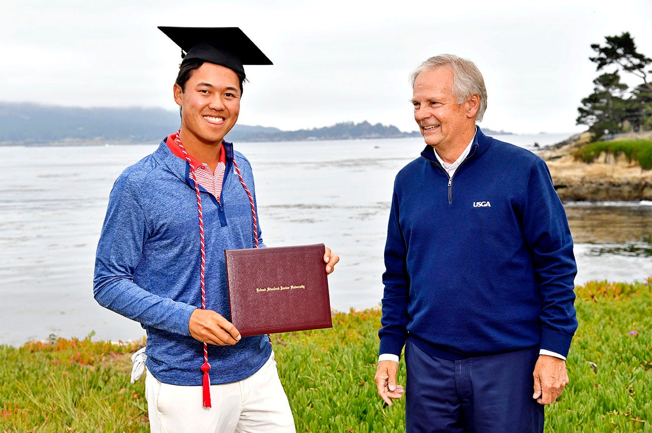 Brandon Wu caps incredible month with U.S. Open T-35, special graduation at Pebble Beach