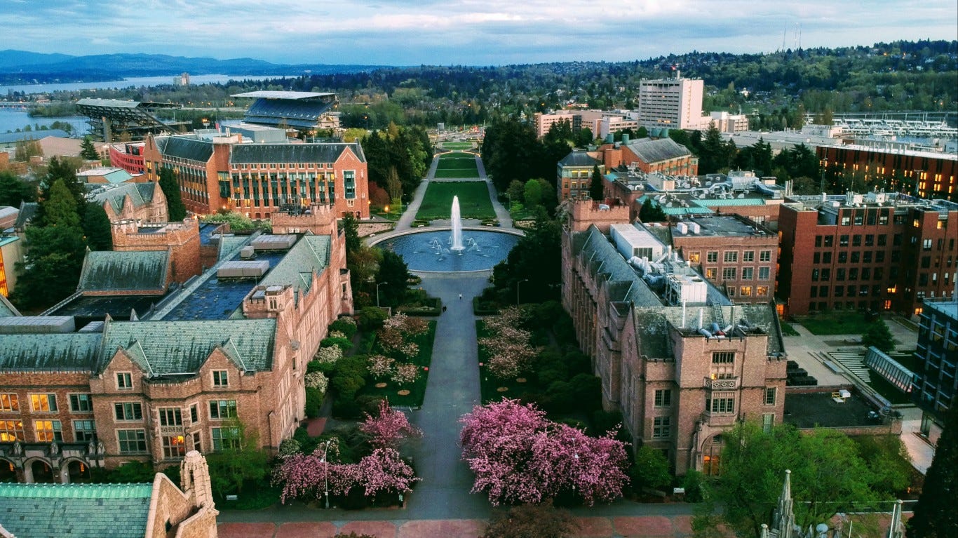 The University of Washington's Seattle campus