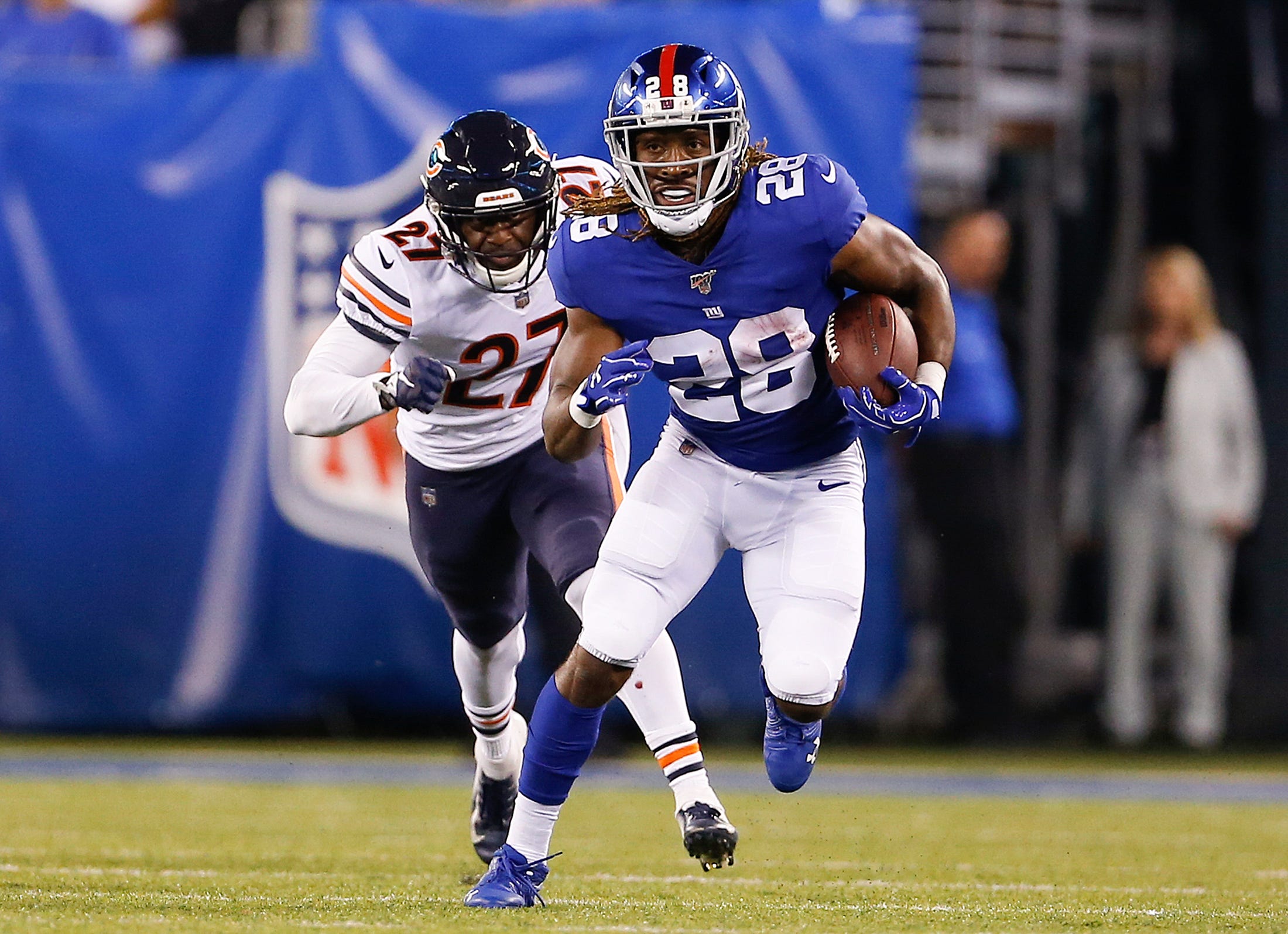 Giants' Paul Perkins on bubble after season lost to injury