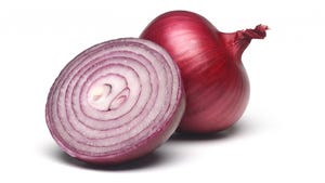 A red onion.