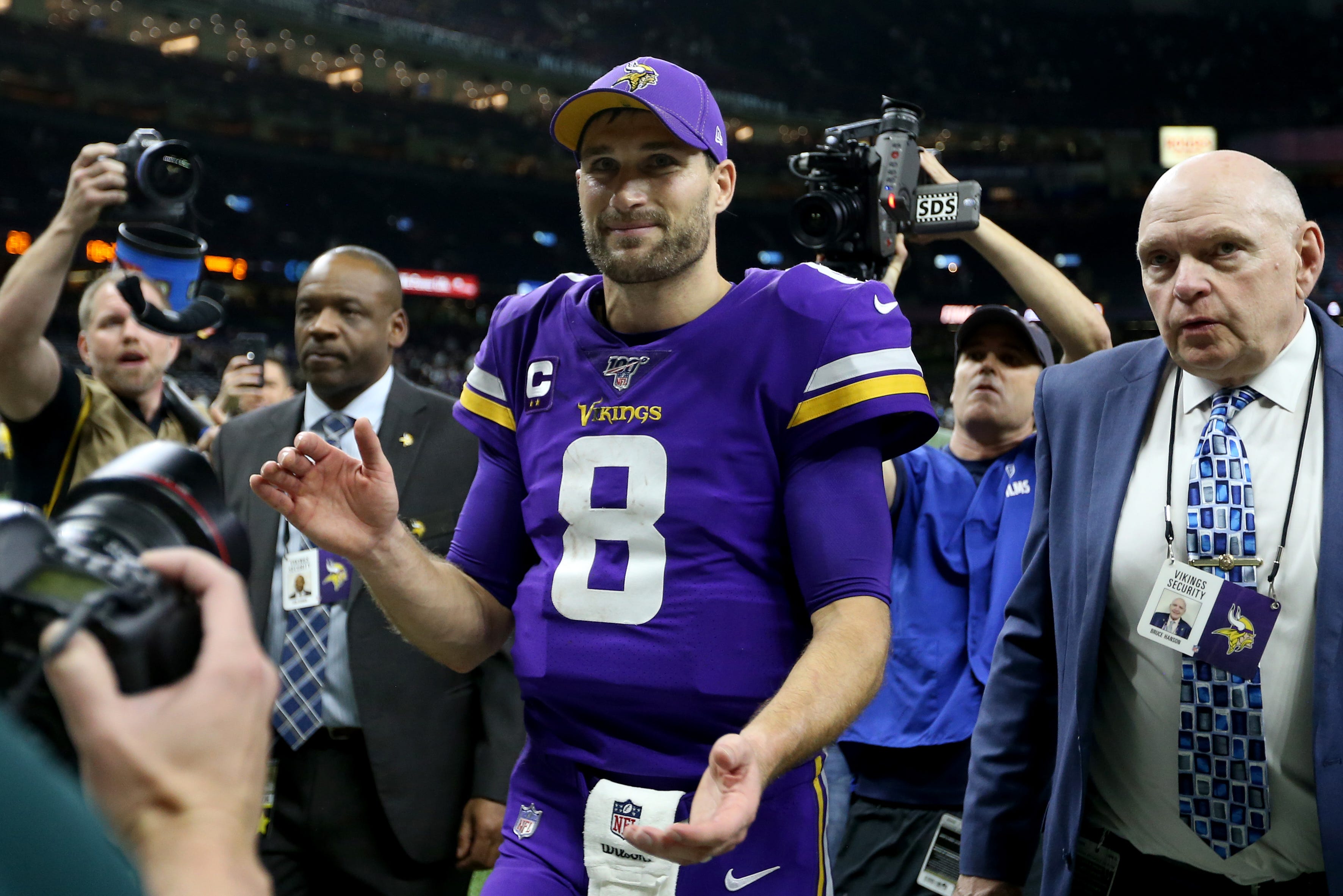 what color is the vikings home jersey