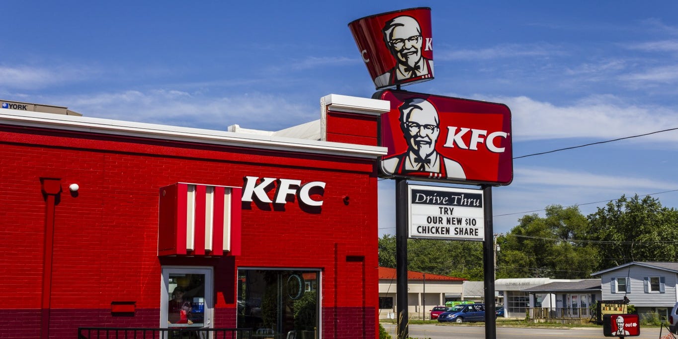 Clouds kentucky fried KFC Menu