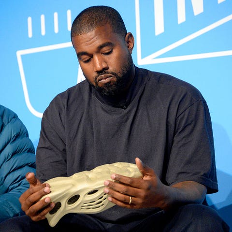 Rapper Kanye West introduces Yeezy Gap partnership