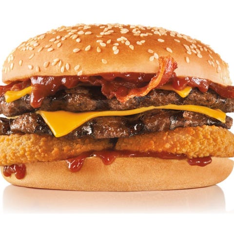 Double Western Bacon Cheeseburger &nbsp; &nbsp; &b