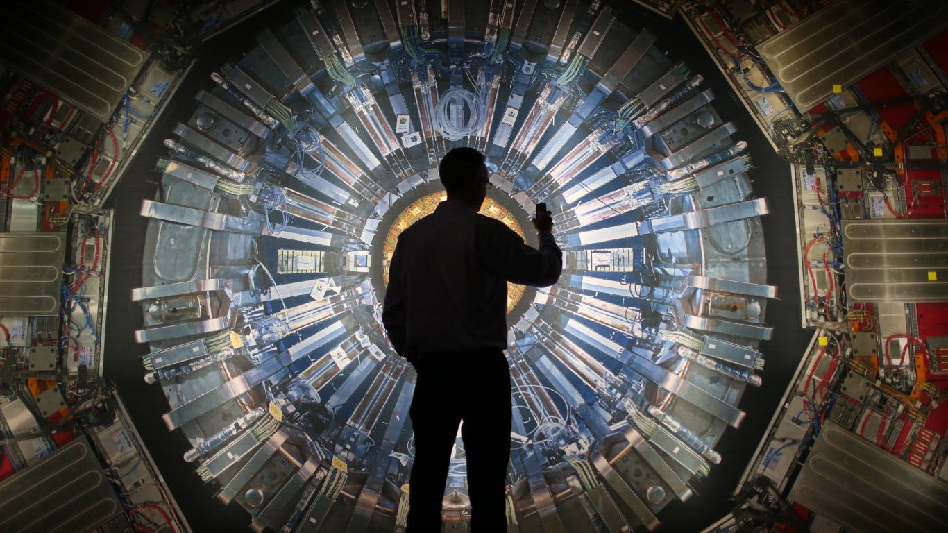 2012: The "God Particle" Is (Probably) Discovered &nbsp; &nbsp; &bull; Date:  July 4 &nbsp; &nbsp; &bull; Location:  Near Geneva Nearly 600 feet below the France-Switzerland border at CERN's Large Hadron Collider Facility, an international team of scientists discovers a new particle widely believed to be the elusive Higgs boson, known as the "God Particle," which is thought to be a fundamental component   of the universe. Higgs boson has been an important element of particle physics theory for decades, but until 2012 there had been no physical evidence to support its existence.     ALSO READ: Most Important Civil Rights Leaders of the 20th Century