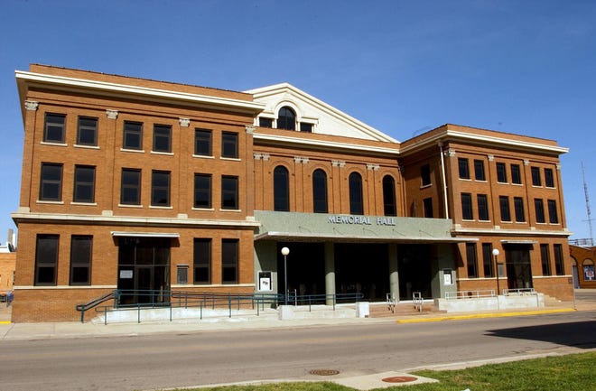Memorial Hall was constructed in 1911 as Convention Hall, and is a historic landmark.