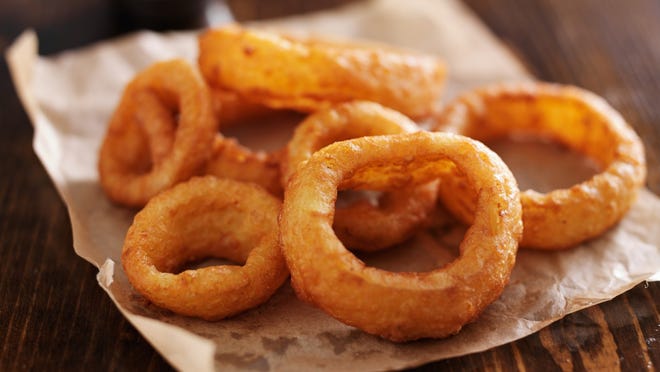 Steakhouse onion rings