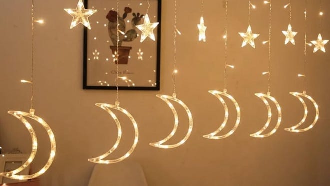 If your kids are crafty, let them choose where to hang festive decorations.