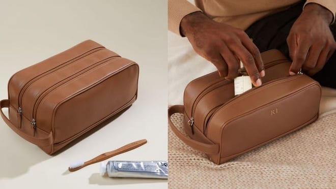 Best Father's Day Gifts: A monogrammed toiletry bag