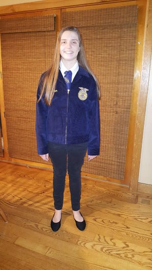 Owen Valley FFA member Brooke Ison placed seventh out of 520 individuals at the State FFA Forestry Career Development Event. Of the Top 10 individuals, Brooke had the highest exam score. Each member completed an exam and identified tree species by leaf identification, seed identification and wood identification. (Submitted / Spencer Evening World)