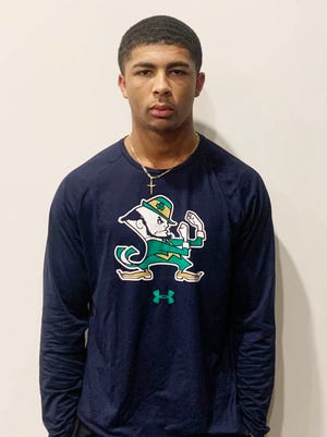 Pickerington (Ohio) Central's Lorenzo Styles Jr., a four-star wide receiver in the 2021 recruiting class, verbally committed to Notre Dame on Oct. 13, 2019.