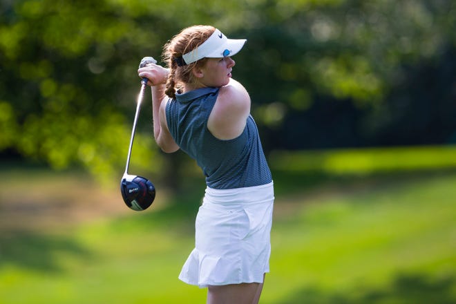 Penn's Delaney Wade was regional medalist on Saturday as her team also took the regional title. Tribune file photo