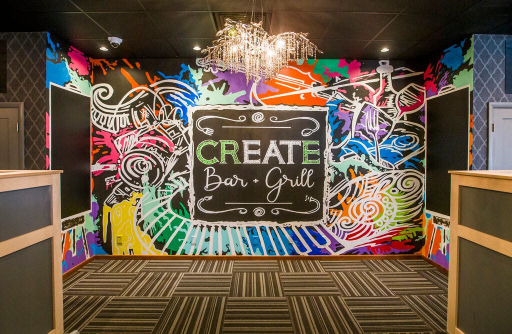 Create Bar and Grill in Niles will open later this month.