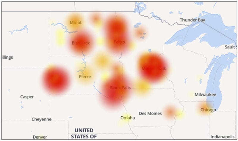 Midco outage affects customers in 3 states