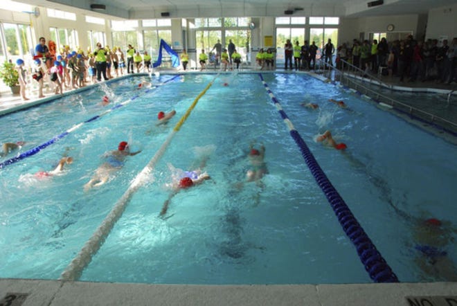 The Charlevoix Area Community Pool is shown.