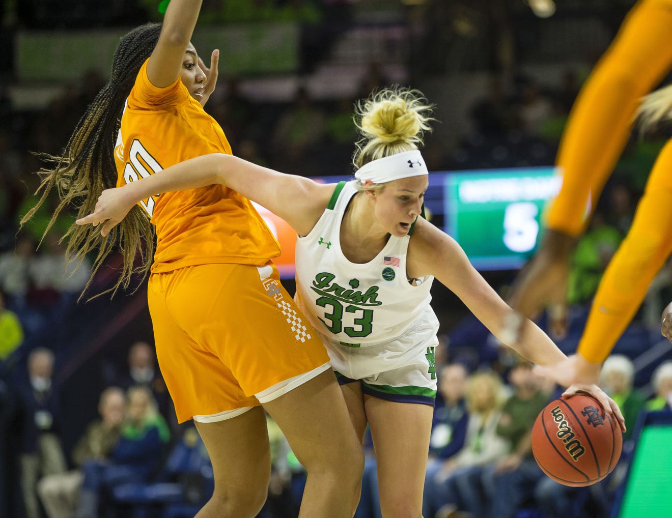 Notre Dame women's basketball falls to Tennessee