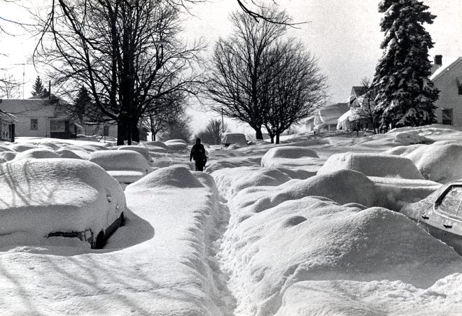 An image from the 1978 blizzard.