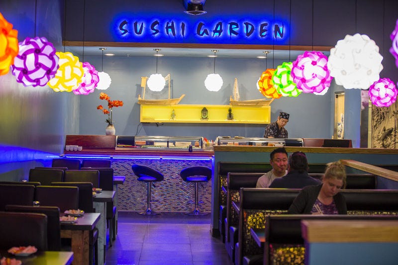 sushi garden bistro menu