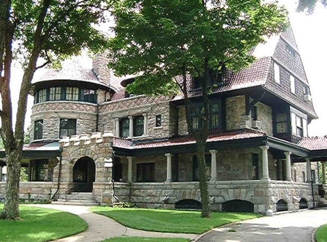 The Queen Anne Romanesque-style Copshaholm mansion, at 808 W. Washington St., South Bend, was built by industrialist J.D. Oliver. File photo