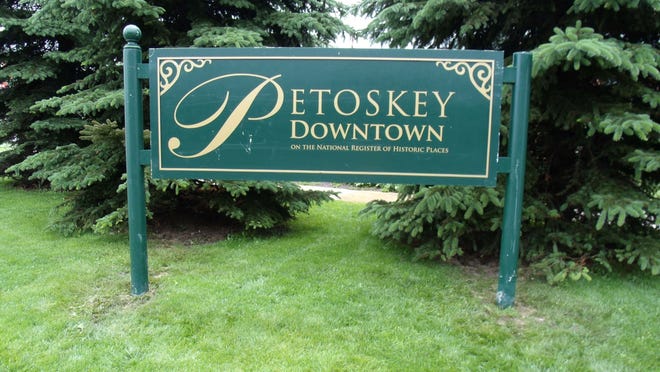 Petoskey downtown sign