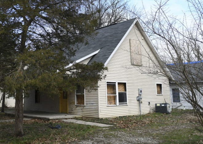 Chris Howell | Herald-TimesThe city held a mortgage on this property at 1100 W. 10th St., and bought the home after its owner’s death in order to protect its interests.