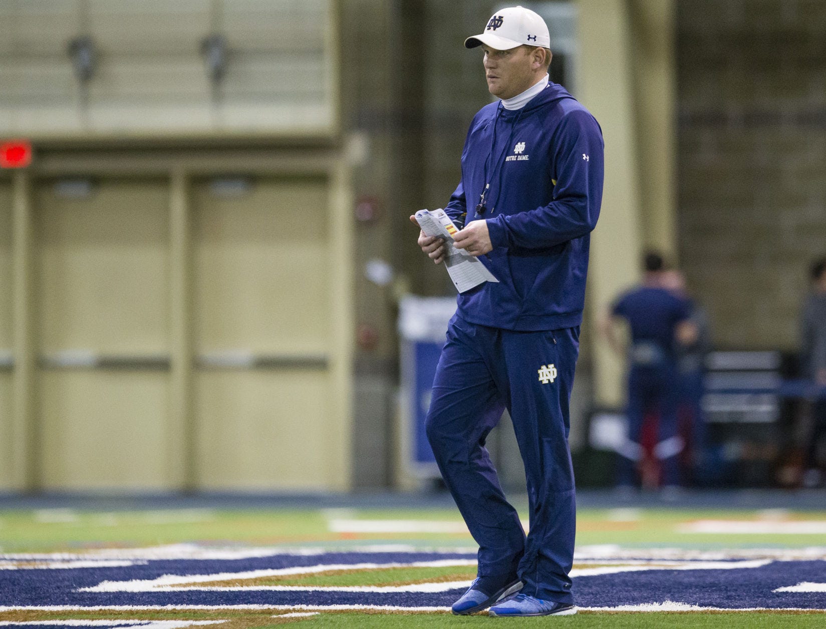 Notre Dame offensive coordinator Chip Long in no rush to become a head coach