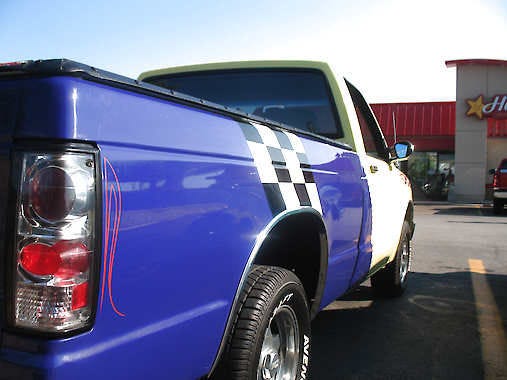 Gary Franklin's transformed Chevrolet S-10 that he frequently took to car shows.