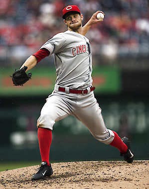 Cincinnati starter Tony Cingrani delivers a pitch during the fifth inning against the Washington Nationals Sunday in Washington. Cingrani struck out 11 in the Reds’ 5-2 win. Evan Vucci | Associated Press