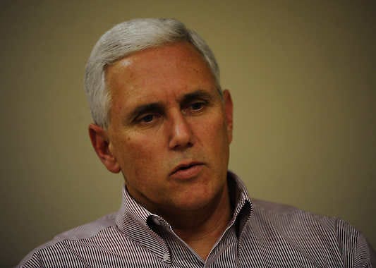 Mike Pence Herald-Times photo