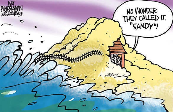 Cartoon: sandy Sandy