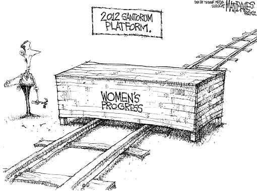 Cartoon: 2012 Santorum platform