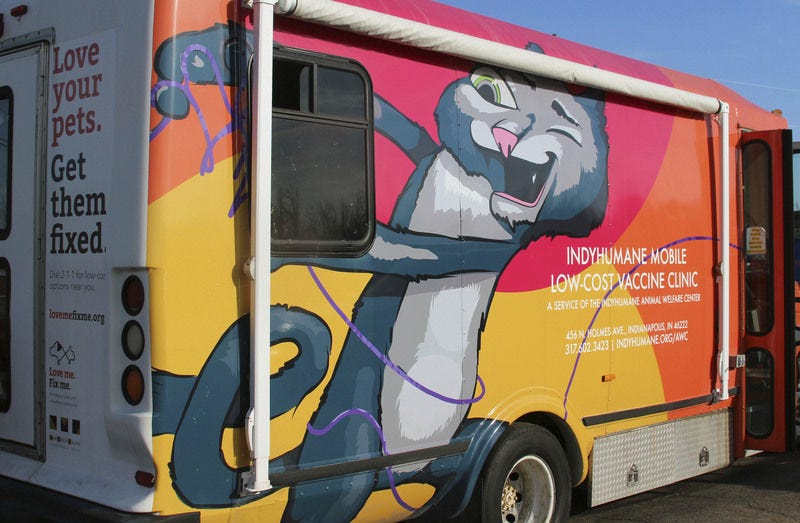 Mobile animal vaccine clinic comes to town