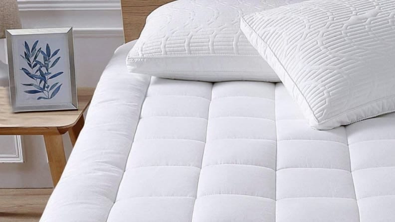Pillow Top Mattress Cover Protector Bed Topper Pad Soft Hypoallergenic Cooling 