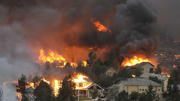 An entire neighborhood burns June 26 near the foothills of Colorado Springs, Colo.Helen H. Richardson, Denver Post | Associated Press