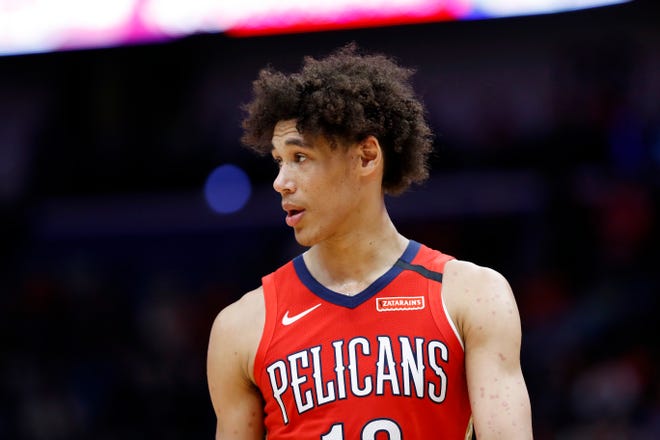 New Orleans Pelicans center and former UT star Jaxson Hayes was arrested in Los Angeles after a struggle with officers who were responding to a report of a domestic dispute and had to use a Taser and other force before they could handcuff him, authorities said Thursday.