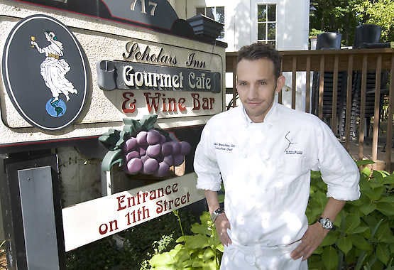Jake Brenchley, executive chef at Scholar\'s Inn.David Snodgress | Herald-Times