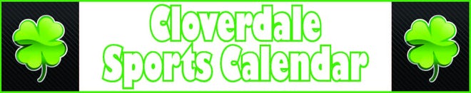 Cloverdale Sports Calendar