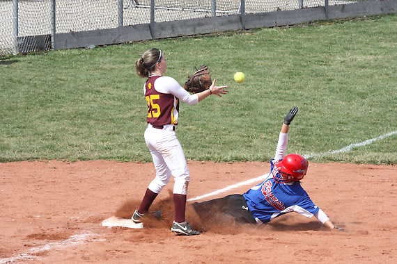 The Indian Creek softball team played Bloomington North in a scrimmage Saturday in preparation for its season-opening game at 5 p.m. Tuesday at home against Greenwood. Photo by Ross Flint.