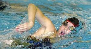 BEDFORD — BNL\'s Justin Jones, who set individual school records last year in the 50-, 100- and 200-yard freestyle events, is back for her senior season. (Times-Mail / GARET COBB).
