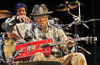 Rock and Roll Hall of Famer Bo Diddley performs Oct. 26, 2006, at the Colonial Theater in Keene, N.H. Diddley died of heart failure Monday in Florida. He was 79. Michael Moore | Associated Press