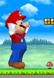 Mario (seen here in the revamped Nintendo DS game, "New Super Mario Bros.") is one of the many characters\' games whose music is being played in orchestra concerts across the nation called "Video Games Live." Nintendo of America Inc.
