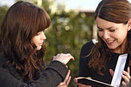 Rory Gilmore (Alexis Bledel) and her mom, Lorelai (Lauren Graham), have had their relationship put to the test recently in the WB network series "Gilmore Girls." Scott Garfield| The WB | Associated Press