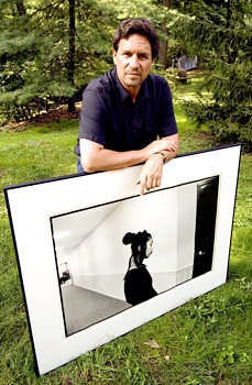 Tyagan Miller with "Mime", a photograph from his upcoming book. David Snodgress | Herald-Times