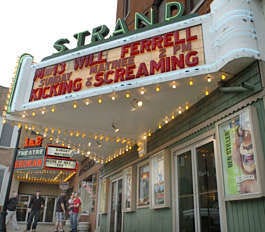 The Strand Theatre in Angola, shown May 13, doesn\'t feature stadium seating. Nor does it plaster dozens of ads on the screen before the show starts promptly at 7 p.m. For $5.50, it offers a brand-new movie on a single screen with a 21st-century sound system, comfy reclining seats and plenty of small-town charm. Cathie Rowand | Associated Press