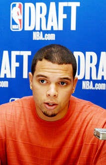 Illinois Deron Williams talks to reporters during the NBA Draft press conference Monday in New York. Williams is expected to be among the top picks in tonights NBA Draft.Henny Ray Abrams | Associated Press
