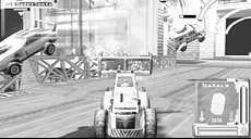 This image from the new PlayStation Portable game, "Twisted Metal: Head On," was provided by its publisher Sony Computer Entertainment. The game is demolition derby at its most twisted, combining crazy vehicles with awesome weapons. Courtesy photo