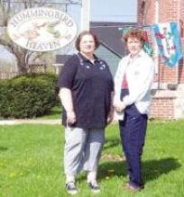Friends and business partners, Judy Krick (left) and Tina Chafey, are in the process of renovating the old Morgan County Jail. Their shop, Hummingbird Heaven, was formerly on East Morgan Street, and now includes Jailbird Antique Mall. The stunning project will be unveiled today (Saturday).
