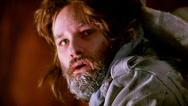Kurt Russell is a helicopter pilot in the frozen North when he's confronted by "The Thing" (1982), now available in a new Blu-ray set. Scream/Universal (courtesy)