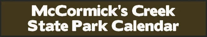 McCormick’s Creek State Park Calendar
